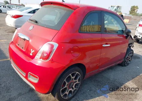 2013 Fiat 500 Sport из США, поврежденный, VIN 3C3CFFBR8DT661153